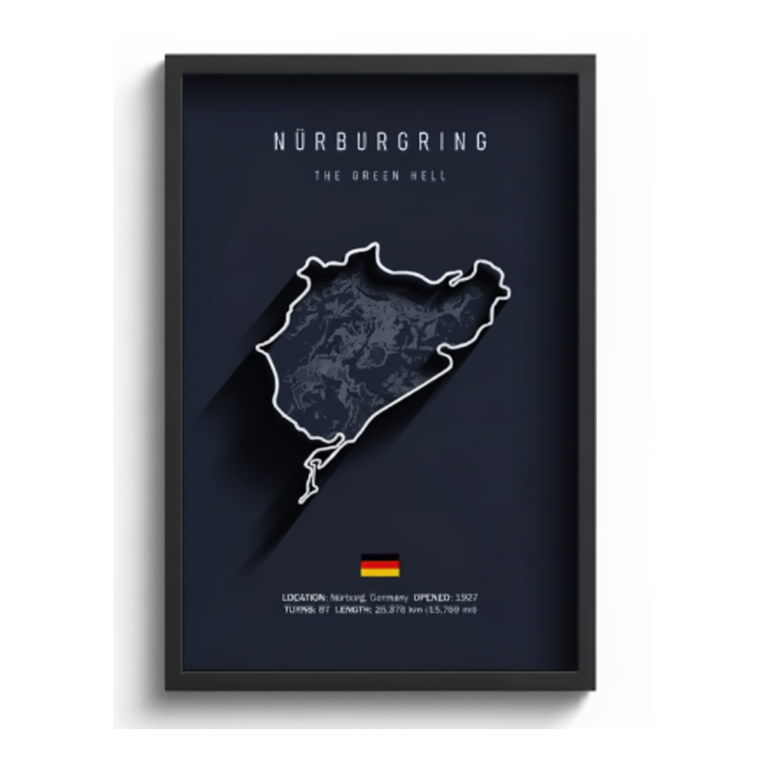 Nürburgring Circuit Canvas