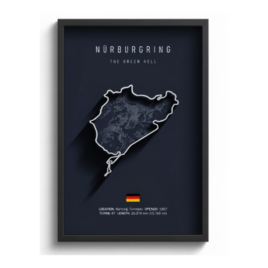 Nürburgring Circuit Canvas